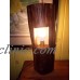 handcrafted rustic country wood lamp light reclaimed black locust free standing   153028876466